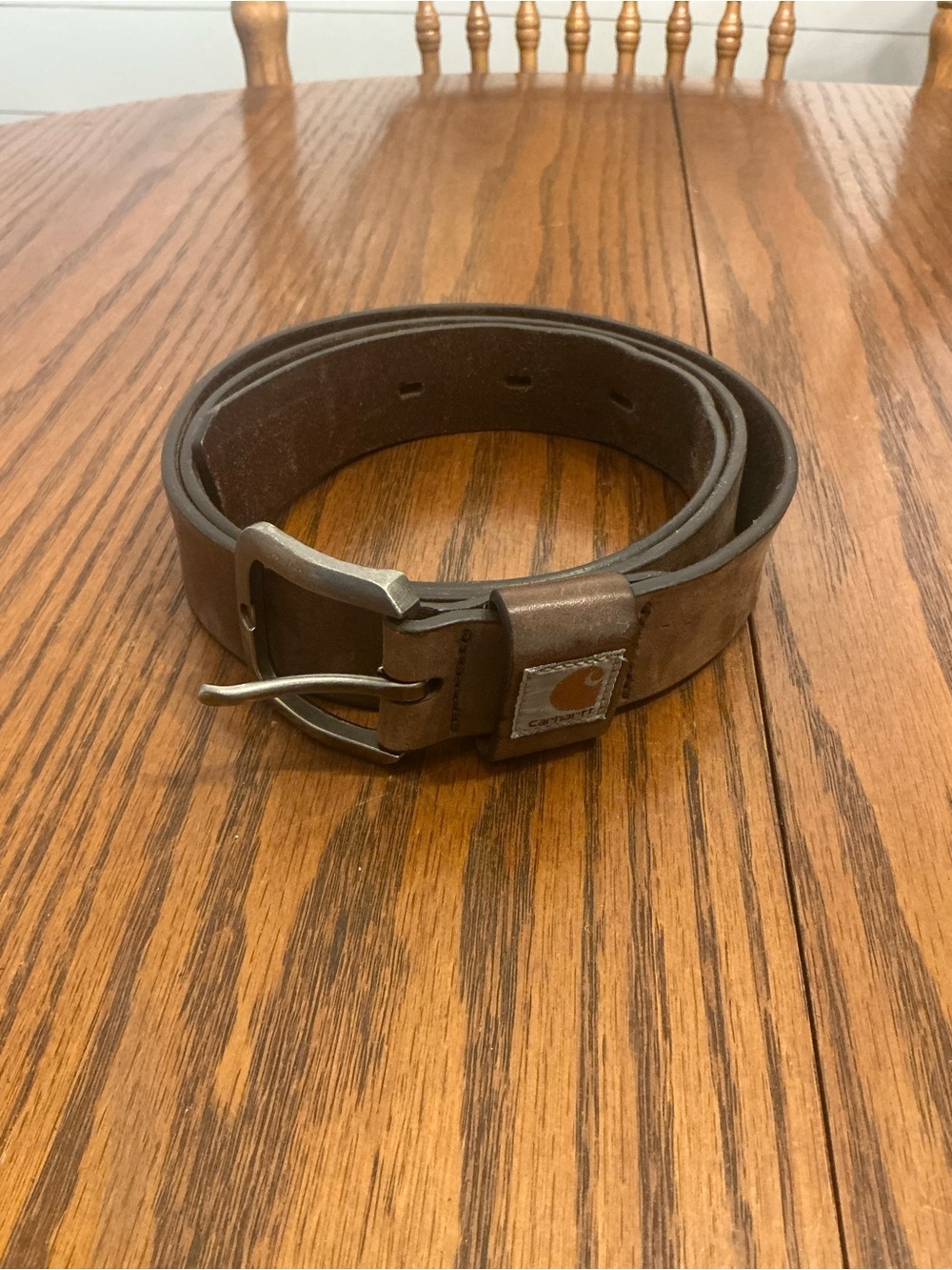 Carhartt WB5518-W Full Grain Leather Men's Belt Sz XL Brown